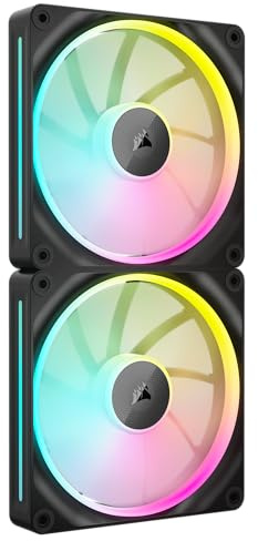 Corsair CO-9051028-Ww Sistema Di Raffreddamento Per Computer Case Per Computer Ventilatore 14 Cm Nero 2 Pz (corsair Icue Link Lx140 Rgb - Indsats)