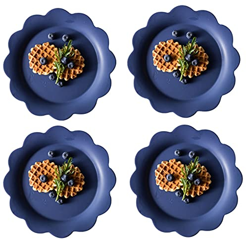 Dinner Plate Dinner Plates Dinner Plates Creative Ceramic Matte Flower Sserving Plates 8Inch Set of 4 Salad Steak Dessert Plates Microwave Oven and Dishwasher Safe Plates