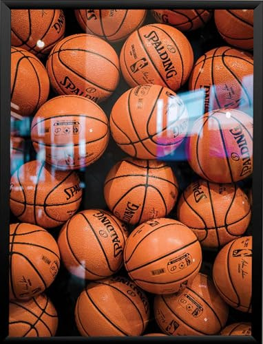 Baibexing Sport-Basketball-Korb-Shooting-Poster, Druck, Wandkunst, Bilder, Leinwandbild, Wohnzimmer, Teenager-Schlafzimmer, Heimdekoration, A1 30X40Cm Kein Rahmen