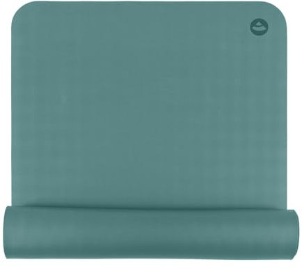 Bodhi Yogamatte ECO PRO | 100% Naturkautschuk | Extrem Rutschfest | 100% natürlich & umweltfreundlich | Profi-Matte für Yoga & Pilates | Ideal für dynamisches Yoga | 185 x 60 x 0,4 cm | arctic blue