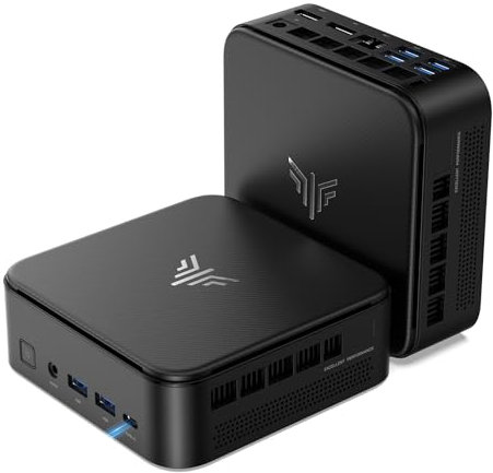 NiPoGi E3B Mini PC AMD Ryzen 5 7430U(up to 4.3GHz 6C/12T) Mini Computer 32GB DDR4 512GB M.2 SSD Mini PC Windows 11 Pro 4K Triple Display/WiFi 6/BT5.2/USB3.2 Mini Desktop Computer for Office/Business