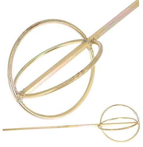 DOITOOL 2 Mezcladores de Cemento de Acero para Mezclar Pintura Y Lodo de Manera Versátil Accesorio Portátil para Mezclar Pintura Y Concreto