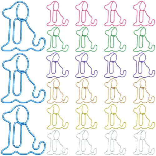 craspire 100 Stück Büroklammern In Hundeform Büroklammer In Tierform Tier Lesezeichen Clips Planer Clips Lustiges Büromaterial Für Lustige Büroutensilien Schulgeschenke Hochzeitsdekoration