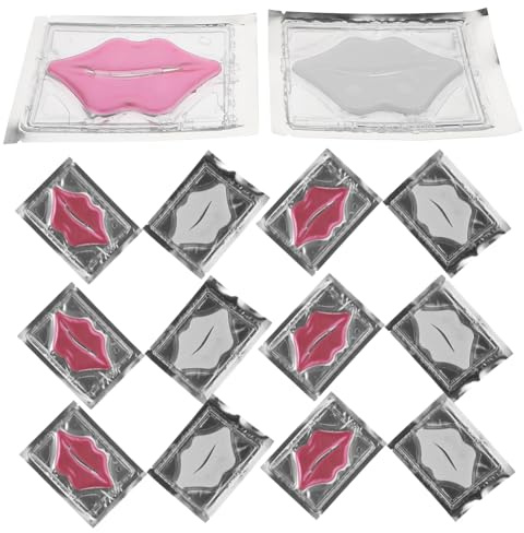 Maschera per Labbra in Gel 20 Pezzi, Crystal Lip Care Pads | Formato Patch, Design a Cristallo, per Labbra Secche e Screpolate, Cura Quotidiana Compatta