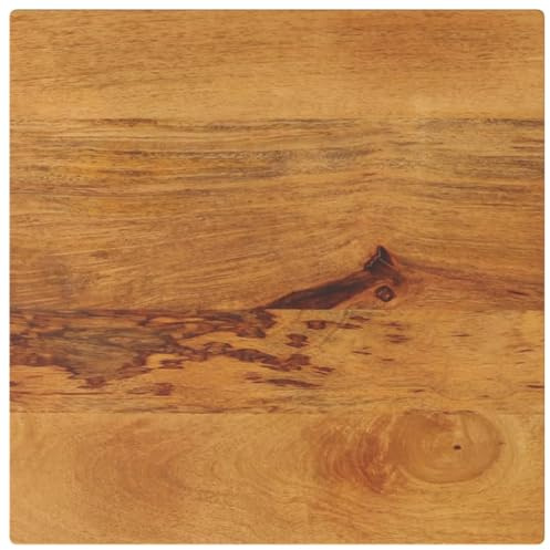 AJJHUUKI Tablero de mesa cuadrado de madera maciza de mango de 60 x 60 x 3,8 cm, accesorios de mesa, tableros de mesa