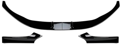 Lame Pare-Choc Avant Becquet Pare-Chocs Avant pour BMW Série 2 F22 F23 pour M235i pour M240i 220i 228i 230i 2014-2021 diffuseur réglage Protection Choc Avant Lame(Noir Brillant)