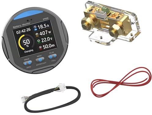ZBIianxer Coulometer 50A 100A 350A Battery Capacity Tester Backlight Low Battery Alarm Electricity Current Motorcycle Potential Monitor