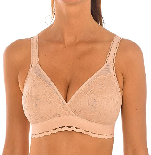 Playtex Reggiseno Senza Ferretto Criss Cross Femminile Riciclato Donna x1, Skin, 36/4C