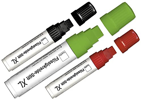 TimeTEX Flüssigkreide-Stift XL - grün - für Tafeln und alle glatten Oberflächen - TimeTEX 62424 - hellgrün