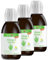 NORSAN Omega 3 Vegan DHA EPA Olio di alghe ad alto dosaggio I 3x100 ml Vegan Omega 3 2000mg I Integratore omega 3 con olio di alga I Omega 3 Liquido con 800 UI di vitamina D3 I Omega 3 vegetale