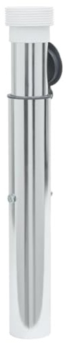 Generic Bodenhülse für Sonnenschirm mit 40-50 mm Mast Silbern Aluminum,4003370