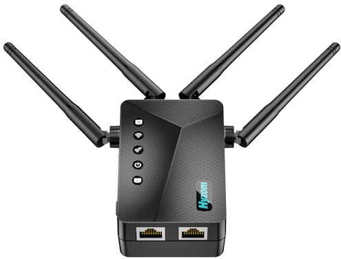 Best WiFi Extender Signal Booster for Whole Home - 13K Sq.Ft Coverage | 100% Faster Internet Extender WiFi Booster, 1-Button Setup Repeater Works with Any Router | Stop Buffering in Every Room