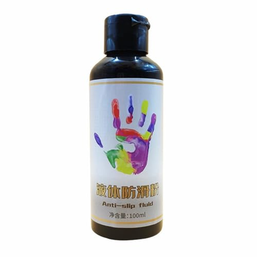 Gesso Liquido Palestra, 100 ml Fluido Adesivo a Lunga Durata per Arrampicata, Gesso Liquido per Scalata, per Bodybuilding Ginnastica Roccia Parallele Sport Boulder Yoga Fitness