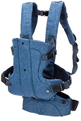 Fillikid Bauchtrage Walk melange-marine