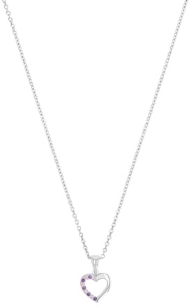 Prinzessin Lillifee Kette mit Anhänger 925 Sterling Silber/Edelstahl Mädchen Kinder Halsschmuck, Kommtin Schmuck Geschenk Box