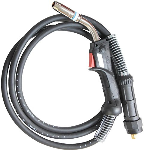 Eco-Line Schlauchpaket 250 A MIG MAG Brenner gesteckt Schweißbrenner mit Euro-Zentralanschluss, Größe:5.00 m