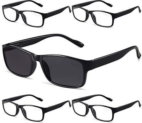 Gaoye 2-pack läsglasögon för kvinnor och män med blåljusfilter optiska glasögon läshjälp för kvinnor män