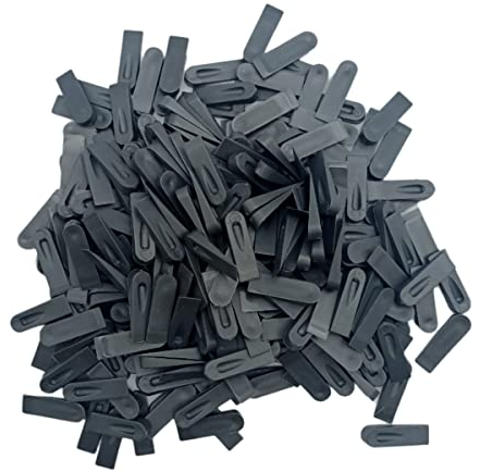 TEKLiNe 500 Distanziatori Cuneo Piastrelle 5mm Plastica PVC PE Distanza Spazio Pavimento Parete, Cuneo Piastrelle 0a5mm Distanziatore Posatore Edilizia Piastrellista Posizionamento,Multicolore