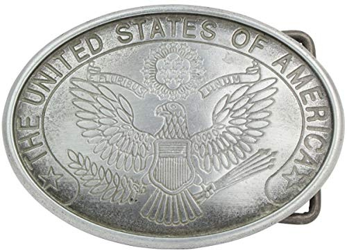 BELTINGER Gürtelschnalle United States of America 4,0 cm | Buckle Wechselschließe Gürtelschließe 40mm Massiv | für Reit-Outfit
