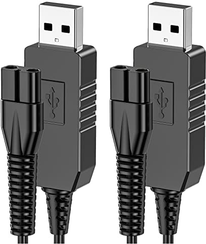 Ancable 3.5V USB Charger Fit for Wahl Colour Pro Cordless Clipper 2Pcs | Compatible with Wahl Trimmer Colour Pro 9649 Cordless Clipper Shaver Power Supply Trimmer