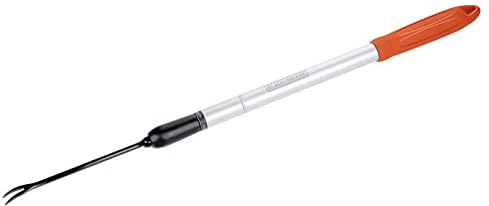 Black+Decker Unkrautstecher - Teleskopstange 77 - 112 cm - Unkrautstecher mit Stiel - Aluminium/ Carbonstahl