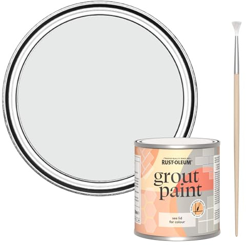 Rust-Oleum Grey Ultra-Durable Grout Paint - Monaco Mist 250ml