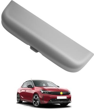 SKTU Auto Brillenetui kompatibel mit Opel Corsa F/Astra L/Grandland X Sonnenbrillenhalter Brillen Aufbewahrungsbox ABS-Material Grau