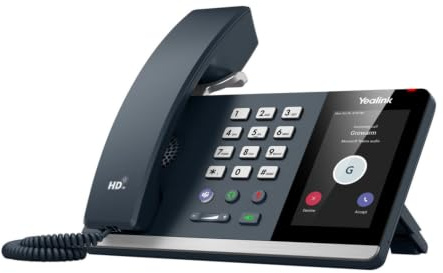 Yealink MP54-TEAMS-E2 - PoE - Android 13-4 (480 x 800) touch screen capacitivo - Adattatore di alimentazione non incluso