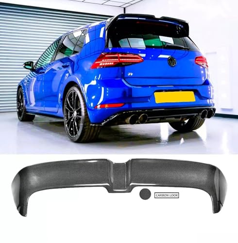 Auto Perfectionists UK Boot Spoiler Wing Compatible With VW Golf R GTD GTI MK7 MK7.5 2013-2020 Oettinger Style ABS Carbon Fibre