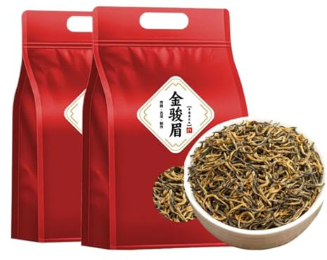 Té Negro De Hojas Sueltas Premium Con Sabor Fuerte Y Rico - Jin Jun Mei De WuyiMountain (250G * 1)