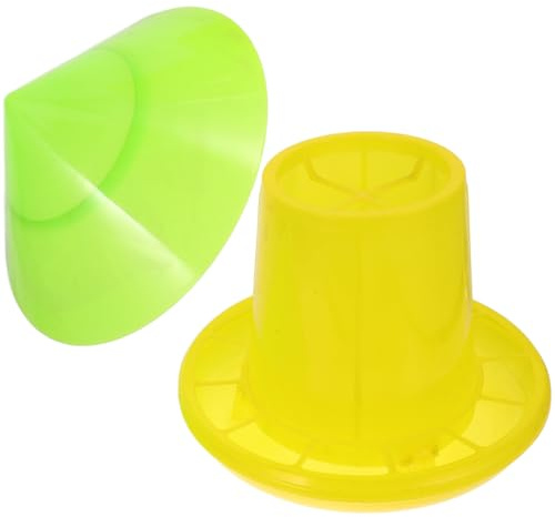Automatischer Geflügelfütterer 2kg Abs Lichtgrün für Tauben | Geflügel im Außenbereich, Leicht zu Befüllen und Entnehmen, ohne Grate