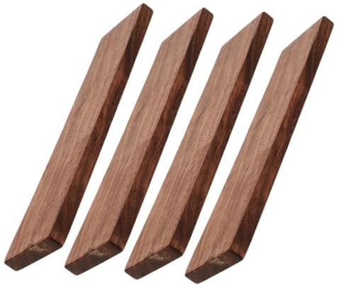 GALPADA 4 pièces Planches Bois de Noyer Épaisses pour Sculpture et Gravure Blocs de Bois Massif Brut Bricolage et Projets Artisanaux DIY
