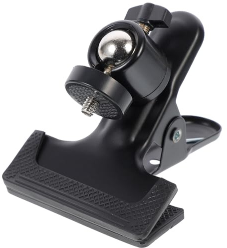 CIYODO Pince de Serrage Solide Vis 1/4 Pouce, Support pour Flash et Fond, Accessoire de Fixation pour Appareil Photo en Métal Résistant pour Photographie en Studio