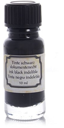 Standardgraph Tinte Dokumentenecht schwarz, Glas mit 10ml