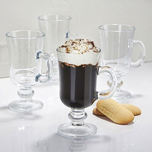 URBNLIVING Set of 4 Irish Coffee Mugs