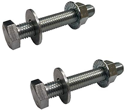 5 x Set Screw Bolts M12 x 50mm, Washers & Flange Nuts,