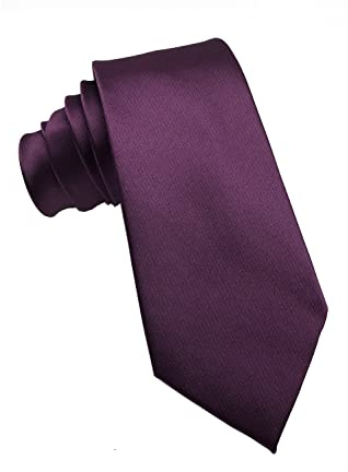 Wehug Cravate classique à carreaux en soie tissée jacquard pour homme