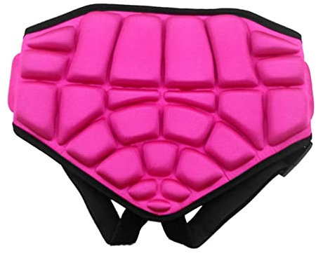 Harilla Almohadilla Protectora 3D para Niños, Protección Deportiva para Cadera, Trasero Y Coxis, Almohadillas Protectoras para Cadera, Pantalones Cortos para, Rosa