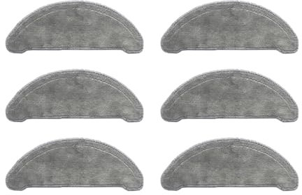 Kompatibel mit VIOMI S9. Kompatibel Für Roidmi EVE Plus Roboter Staubsauger Mop Rag Ersatzteile Mop Tuch Ersatz Zubehör(6PCS)