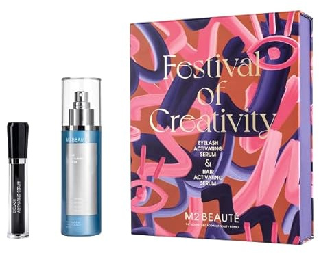 M2 Beauté Activating Serum - Festival of Creativity Set für Wimpern & Haare - NaturPur