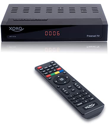 Xoro HRT 8730 DVB-C Kabelreceiver mit USB 2.0 Mediaplayer, PVR Ready, Timeshift, für alle Kabelnetze geeignet, schwarz