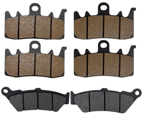 Moto Plaquettes Frein Pour B&MW R1200RT R1200RS Sport R1200R R1200GS R1200 R 1200 RT RS R GS 2013-2017 2018 Plaquettes Frein Avant Arrière Moto (Couleur : Devant et derrière)