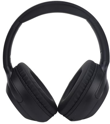 ciciglow Écouteurs sans Fil, Stéréo Supra-Auriculaires, ABS, Basses Profondes, Prise en Charge jusqu'à 32 Go, 20Hz-20KHz, pour Le Bureau (Black)