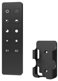 HAPRSLIKG S1-B (WT) 100-240 V CA dimmer a tiristori Telecomando 220 V regolatore di Luce LED Monocromatico Interruttore a Pulsante del Telecomando(R1 Remote Only)