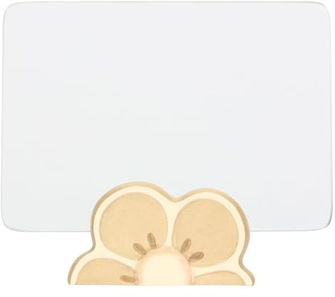 Portafoto in vetro e ceramica con base a forma di fiore Iconic Elegance