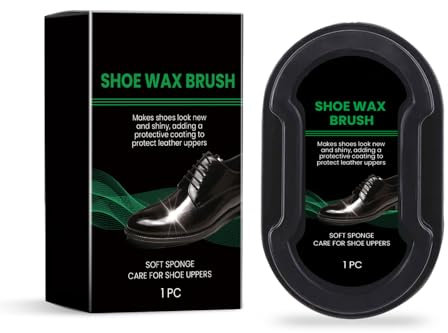 GADAW Multifunktionale Schuhcreme Farblos Helle Schuhe Lederreiniger Schuhbürste Pflegeschwamm