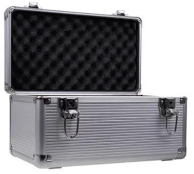 Funda para discos duros externos, a prueba de golpes, con asa de bloqueo de seguridad