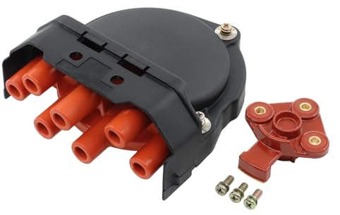 Verteilerkappe Verteiler Finger Zündverteilerkappe Verteilerfinger Zündverteilerläufer für 3er E30 5er E28 5er E34 6er E24 7er E23 7er E32 7er E38 8er E31 Z1 760 960