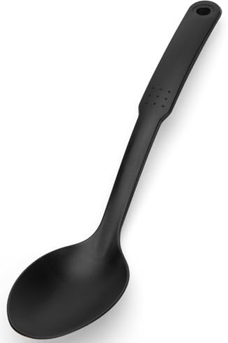 Nylon Spoon – 38cm Heat-Resistant Serving Spoon for Soup & Sauce – Lightweight, Dishwasher Safe & Non-Stick Cookware Safe