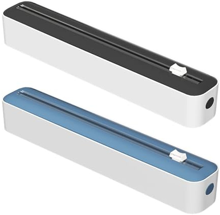 aluminum foil organizer, Distributeur de film plastique avec coupe-film, boîte de rangement for film étirable en aluminium magnétique, distributeur de film alimentaire for la cuisine for Drawer, Kitch
